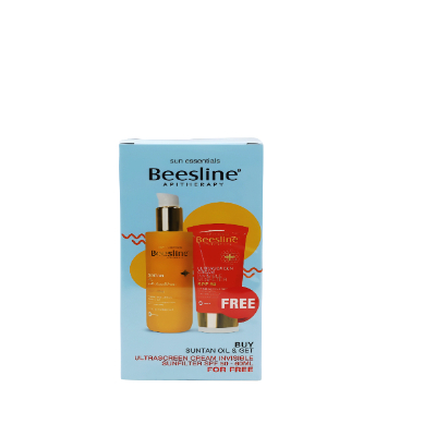 BEESLINE SUNTAN OIL+ULTRASCREEN FREE