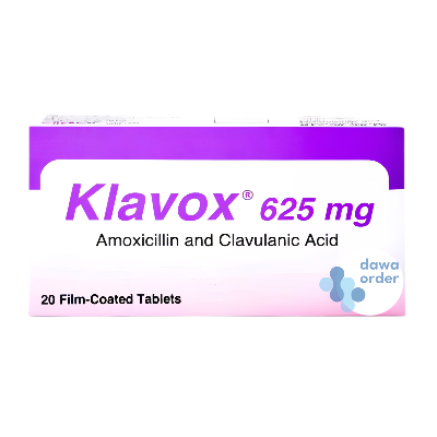 Klavox 625mg  20 tablets