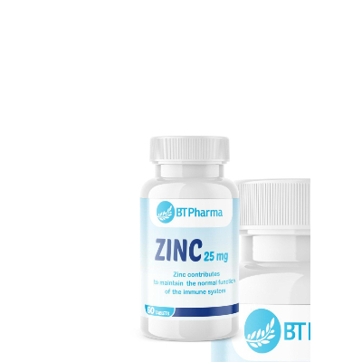 BTPharma ZINC 25MG 60TAB