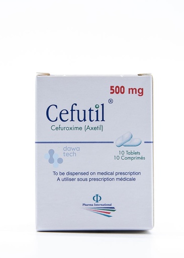 CEFUTIL 500MG 10TAB