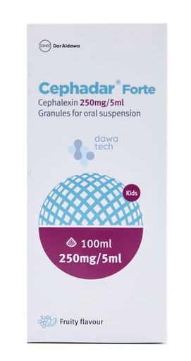 CEPHADAR FORTE 250MG SUSP