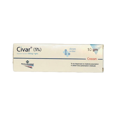 CIVAR 5% 10GM CREAM