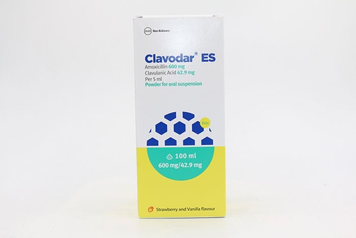 CLAVODAR ES 600MG 100ML