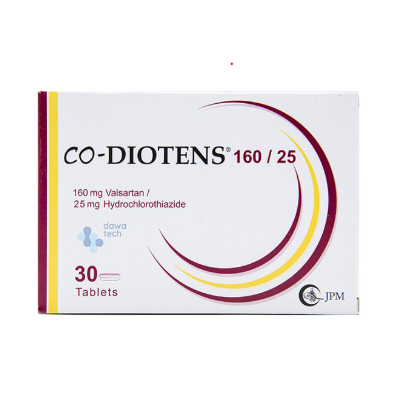 CO-DIOTENS 160/25 MG