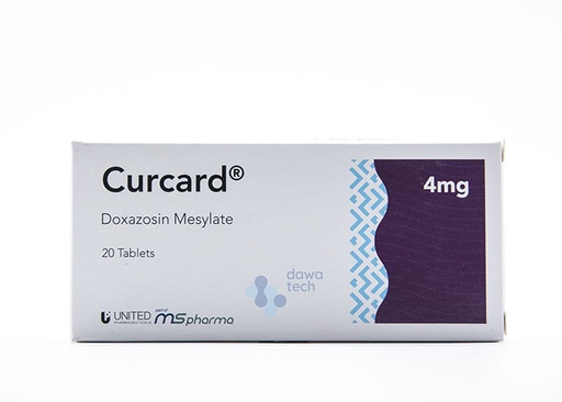 CURCARD 4MG/20TAB