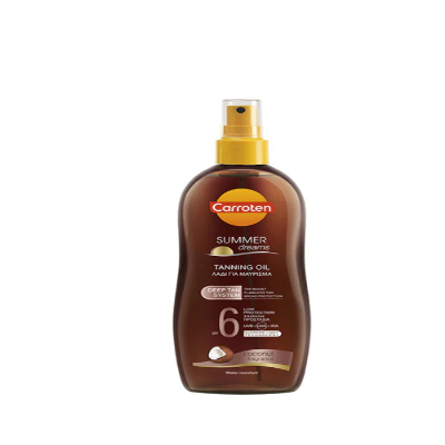 Carroten/Tanning Oil Coconut Spf6 200ml