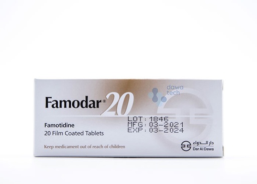 FAMODAR 20MG TAB