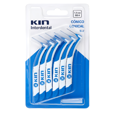 KIN/CONICAL (1.3MM) 6PCS ازرق