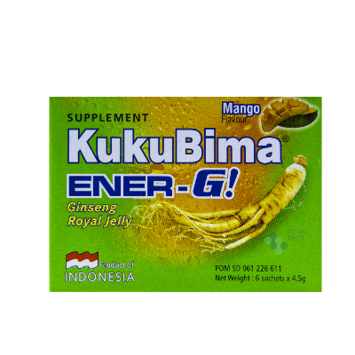 KUKUBIMA Energy MANGO 6 SACH x4.5G