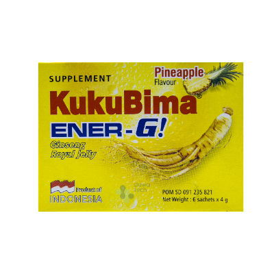 KUKUBIMA Energy PINEAPPLE 6SACH x4.5G