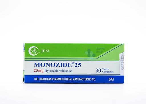 MONOZIDE 25 MG 30TAB