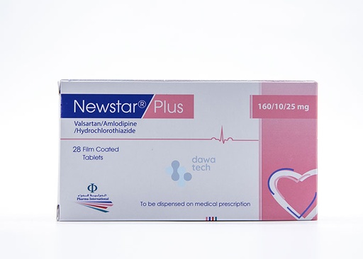 NEWSTAR Plus 160/10/25 MG 28TAB