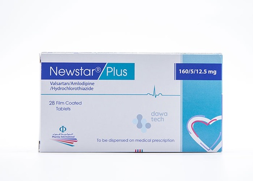 NEWSTAR Plus 160/5/12.5 MG 28TAB