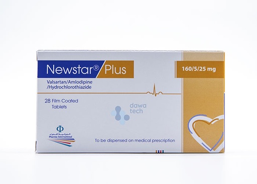 NEWSTAR Plus 160/5/25 MG 28TAB