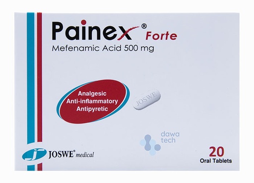 PAINEX FORTE 500 MG 20 TAB