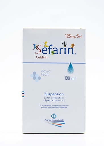 SEFARIN/125mg.100ml