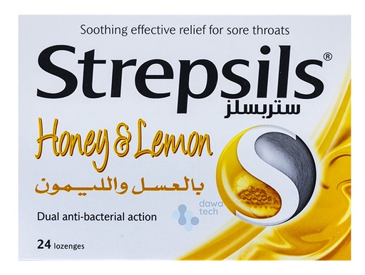 STREPSILS HONEY/ LEMON 24LOZ