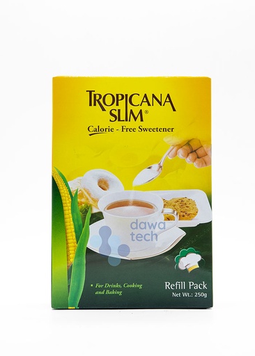 TROPICANA SLIM STEVIA REFILL PACK 250G