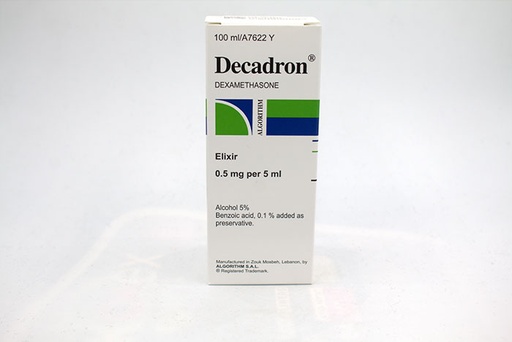 **DECADRON ELIXIR 100ML(كاش) 