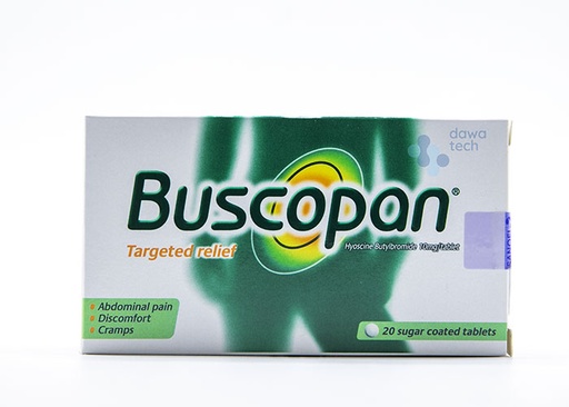 BUSCOPAN 10MG 20 TAB