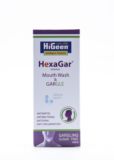 HEXAGAR M/W AND GARGLE 100ML