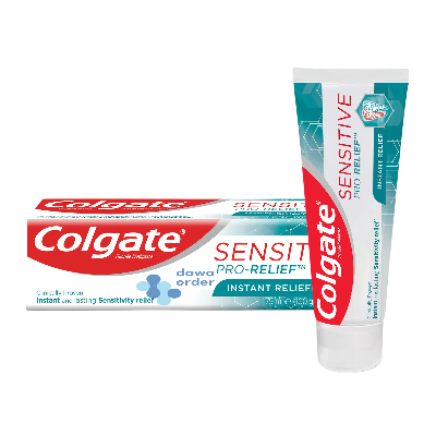 (75ML)INSTANT RELIEF+كولجيت برو ريليف حساسة
