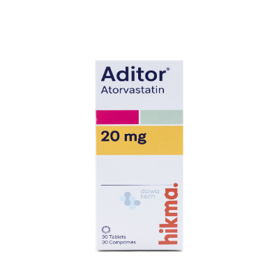 ADITOR 20MG TAB