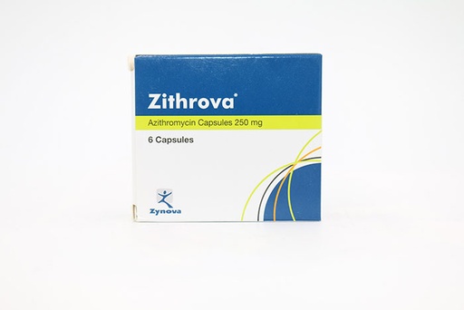 ZITHROVA 250MG 6CAP