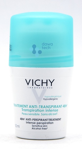 اخضرVICHY/Anti-Transpirant DEO INTENSE 50ML