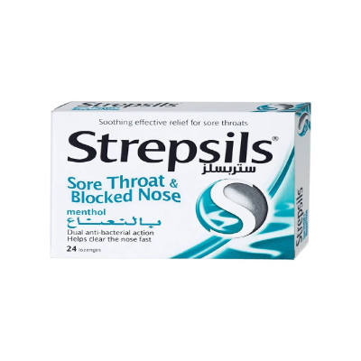 STREPSILS MENTHOL 24LOZ