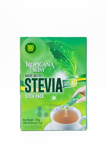 Tropicana Stevia 100 Sticks