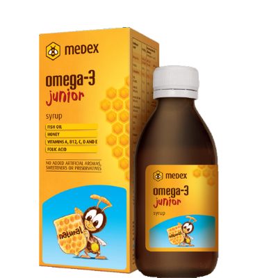 MEDEX OMEGA3 JUNIOR SYRUP 140ML