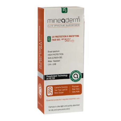 Mineaderm UV Protection &Matifyng Face Gel spf50+