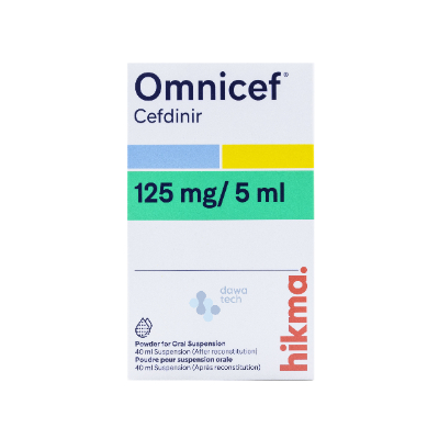 OMNICEF 40 ML SUSP