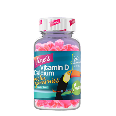 FINE'S VIT D+CALCIUM GUMMIES 60GUM