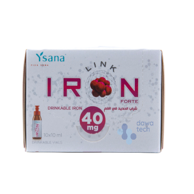 IRON LINK FORTE 40MG 10VIALS