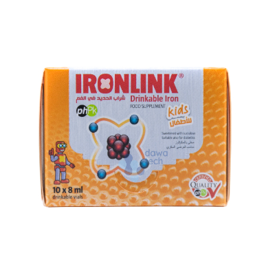 IRON LINK KIDS 10X8ML VIAL