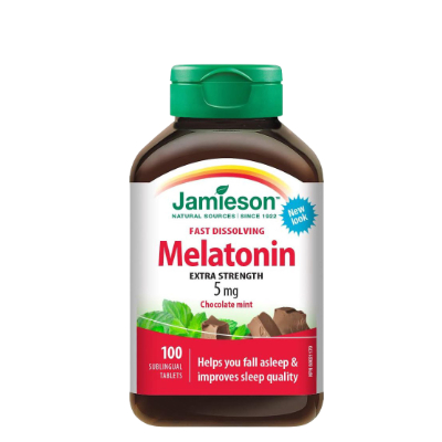 J/MELATONIN CHOCO MINT 5MG(100CHEW TAB)