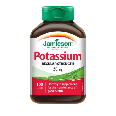 J/POTASSIUM 50MG 100TAB