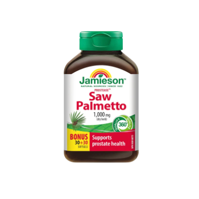 J/SAW PALMETTO 1000MG 60 SOFTGEL