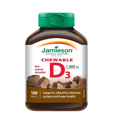 J/VIT D 1000Chew(Chocolate) 100Tab