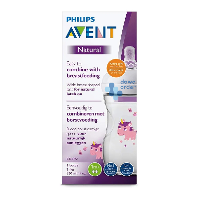 AVT/NATURAL 260ML BOTTLE UNICORN