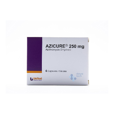 AZICURE 250MG 6CAP