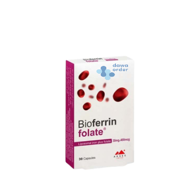 BIOFERRIN FOLATE 30MG/400MCG 30CAP