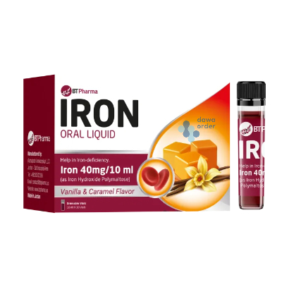 BTPharma Iron 40mg Oral Liquid 10Vial
