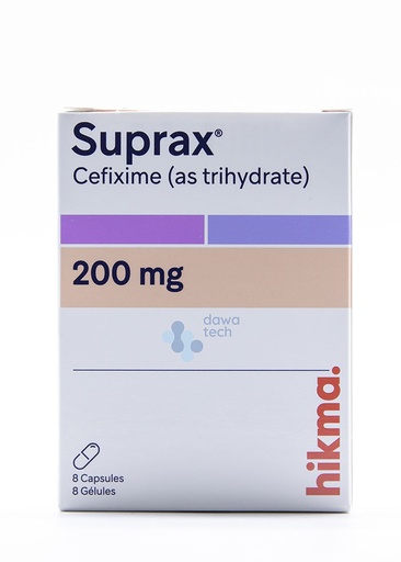 SUPRAX 200MG 8CAP