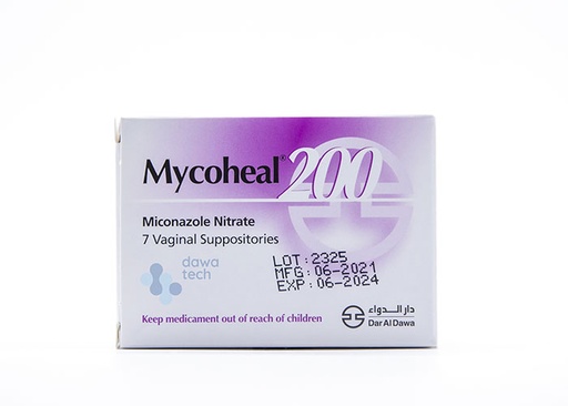 MYCOHEAL 200MG SUPP