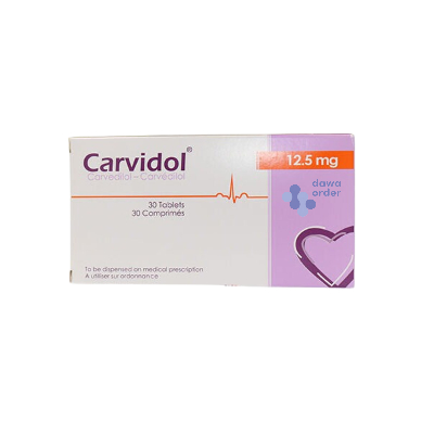 CARVIDOL 12.5MG TAB