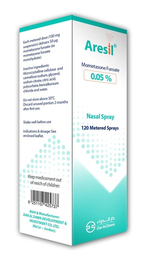 ARESIL N/SPRAY 0.05% (120 DOSE)