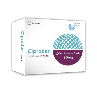 CIPRODAR 500MG TAB 10